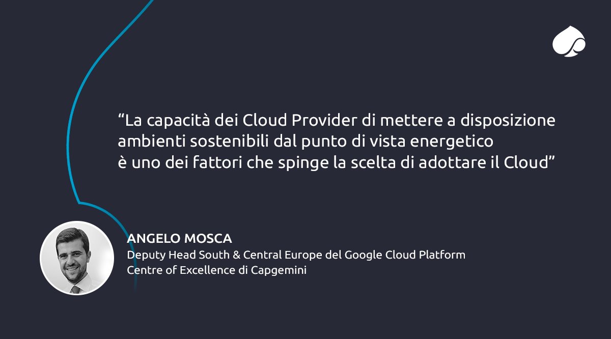 Capgemini Italia (@capgeminiitalia) on Twitter photo “Il #Cloud è una piattaforma tecnologica che porta valore sia per la #sostenibilità economica, sia per quella ambientale”.
Così Angelo Mosca durante il #podcast di <a href="/TheCloudChamps/">Cloud Champions</a>.
Riascolta la puntata: bit.ly/3Niaxp1
#GetTheFutureYouWant “Il #Cloud è una piattaforma tecnologica che porta valore sia per la #sostenibilità economica, sia per quella ambientale”.
Così Angelo Mosca durante il #podcast di <a href="/TheCloudChamps/">Cloud Champions</a>.
Riascolta la puntata: bit.ly/3Niaxp1
#GetTheFutureYouWant