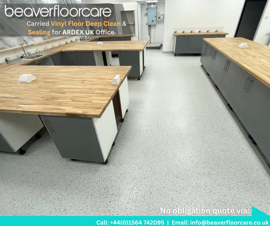 beaverfloorcare's tweet image. 📣#ARDEXUK office project Accomplished! 🏆

🔧 We transformed #ARDEX ’s #vinyl floor in their UK office🇬🇧🏢, restoring its beauty✨ and functionality. 

Trust us to solve your flooring problems too! 💪🏻🙌🏻

#BeaverFloorCare
#Floorcare #FloorRestoration  #FloorPolish #FloorSanding