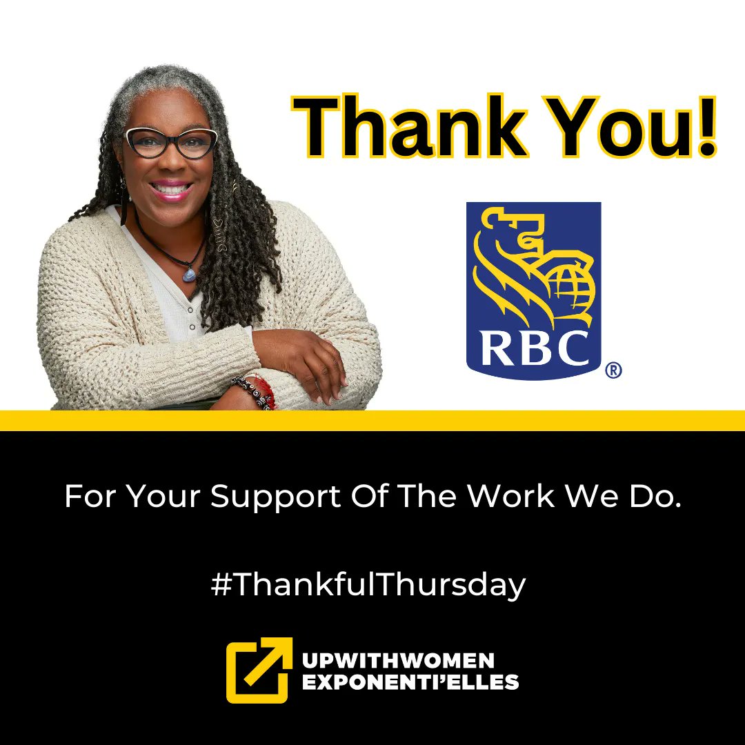 Thank you to one of our biggest supporters and donors- Royal Bank of Canada! This #ThankfulThursday, we want to extend our appreciation for your support of our work. Thank you!
