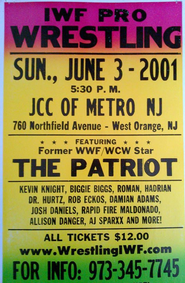 #TBT 22 years ago - June 3, 2001 - IWF Live Event in #WestOrange, NJ!