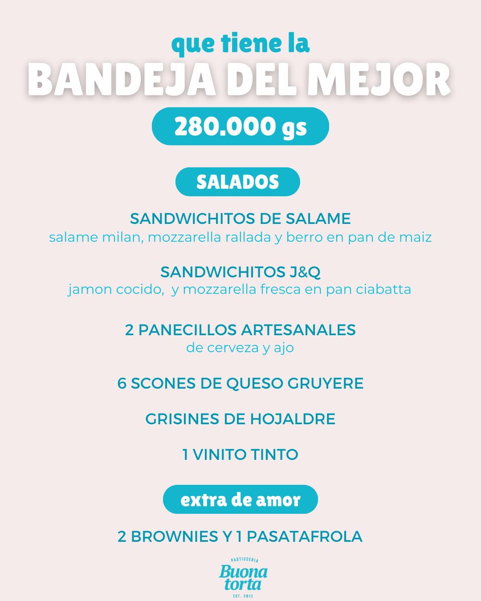 ¡El regalo ideal para el DIA DEL PADRE!👑
2 opciones de bandejas de desayunos para el Rey 
📌 Aceptamos pedidos hasta el jueves 15 de junio a las 14:00hs.
Ambas bandejas incluyen delivery a Asunción y con costo adicional para Gran Asuncion. 🚛
Pedidos al 0971607387📲