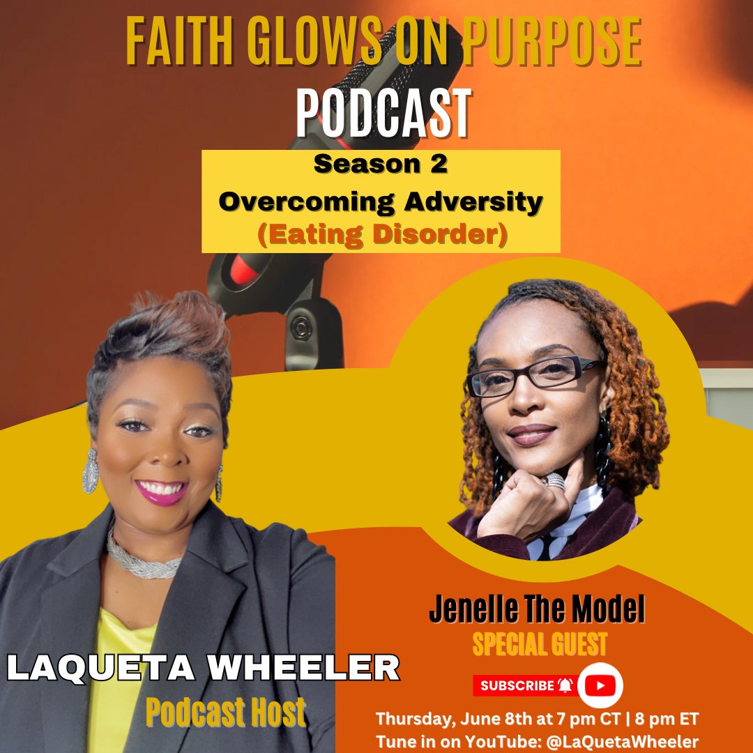 jenellethemodel's tweet photo. Join me TONIGHT at 8:00pm EST on the Faith Glows on Purpose Podcast with Coach LaQueta Wheeler https://t.co/AEeP8vwpqA https://t.co/RQzx3toAwU