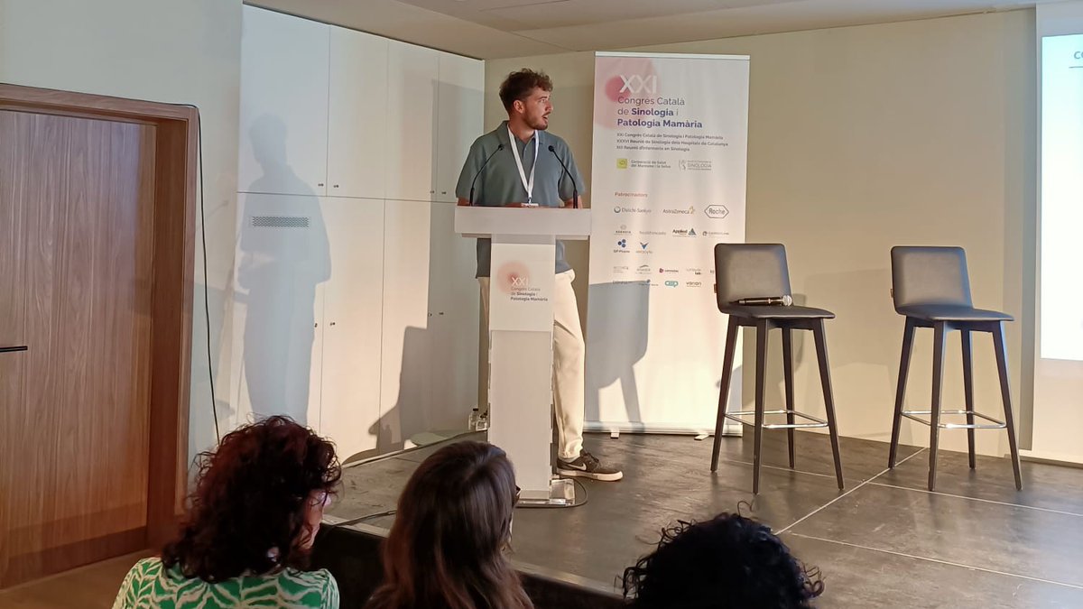 Eduard Pérez, infermer de <a href="/vallhebron/">Vall d'Hebron</a> ens parla al #CCSPM23 del consell genètic, des d'on es fan estudis genètics a dones amb càncer de pit o a aquelles que puguin tenir predisposició hereditària.
