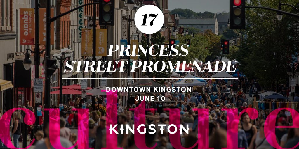 VisitKingstonCA's tweet image. #17 of #25 things to do in Kingston this June: Princess Street Promenade (@downtownktown) bit.ly/3ICNxOS