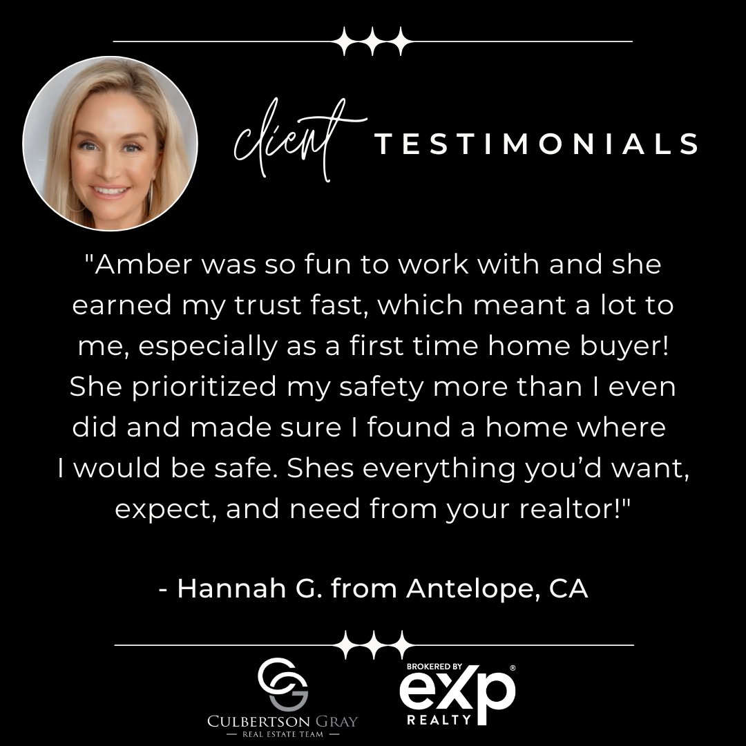 Thank you Hannah on the 5 Star Review for Amber Splawn!

#culbertsonandgraygroup #culbertsonandgray #realtor #realestate #justsold #sold #review #zillowreview #fivestarreview #brokeredbyeXprealty #exprealtyproud #expproud #testimonial #thursdaytestimonial #testimonialthursdays