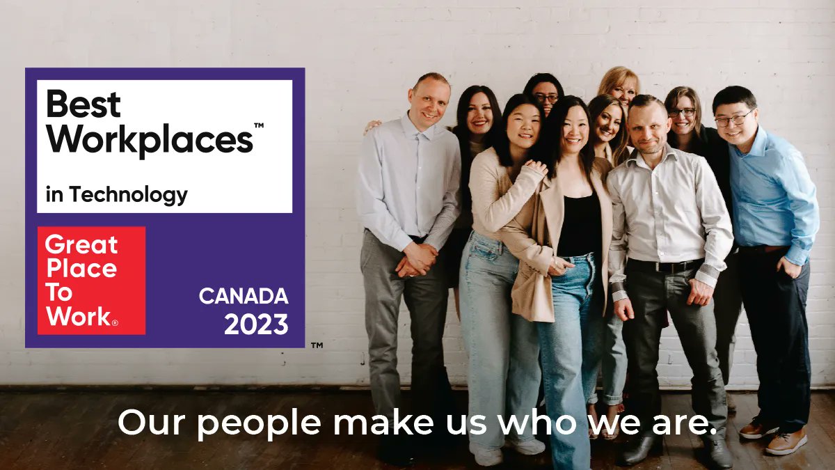 kickbytedigital's tweet photo. Our people make us who we are. โค๏ธ We are so thrilled to be named one of the Best Workplacesโข in Technology by Great Place to Workยฎ Canada!
https://t.co/n9Px15NyoP
#Kickbyte #feelingproud #bestteamever #GPTW #greatplacetowork #yegbusiness #abtech https://t.co/ISrTvGJduv