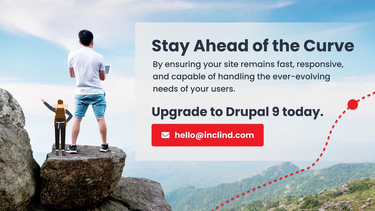 inclind's tweet image. Keep your business safe from cyber threats with the trusted platform that is Drupal 9 – let's chat about how we can help protect your site. #drupal #drupal9 #websitesecurity #digitalprotection #CyberSecurity