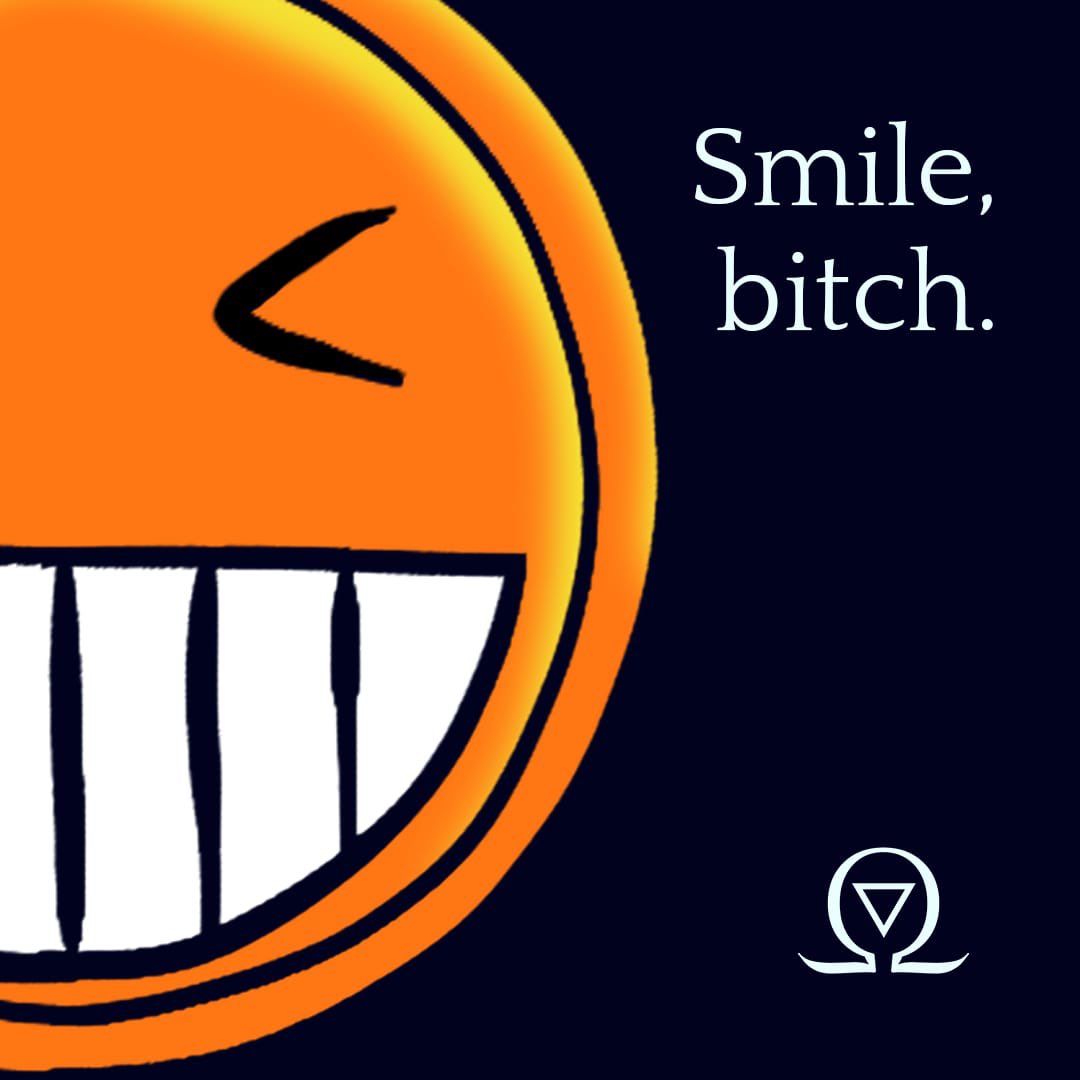 GM 😈 EM 

Every morning is a blessing. You never know when it’s going to be over, so I refuse to have a bad day. Get after it!
