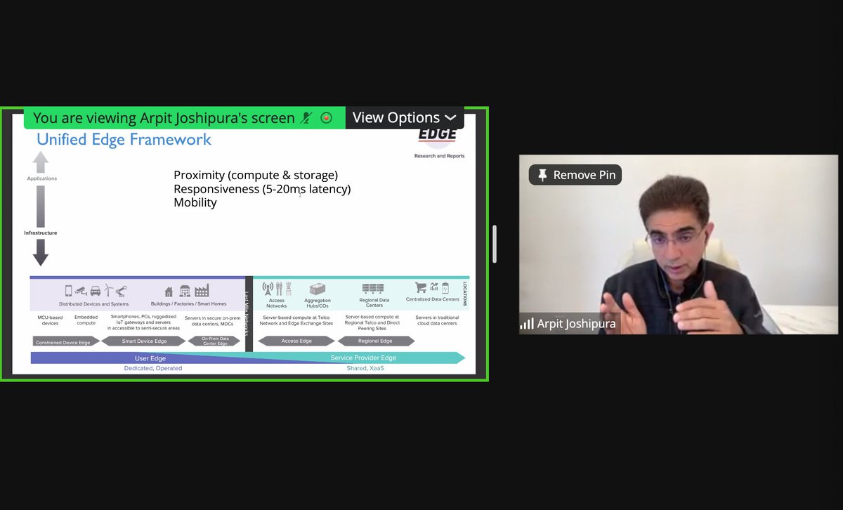 EU_CloudEdgeIoT's tweet photo. "🚀Impact of edge compute and its connection with #5G at the #EUCEI webinar!" 

Arpit Joshipura highlights how edge is rapidly enabled by 5G, driving applications and impacting verticals like industrial, #energy, commerce, and retail.

#EUCLOUDEDGEIoT #EdgeCompute #5G https://t.co/rCj5n0YCN1