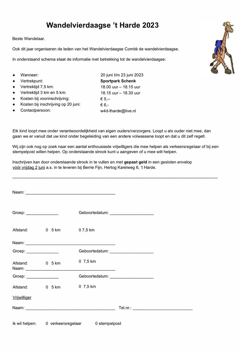 Nog 12 dagen te gaan… de voorbereidingen zijn bijna afgerond. Wij hebben er zin in! Jullie ook?