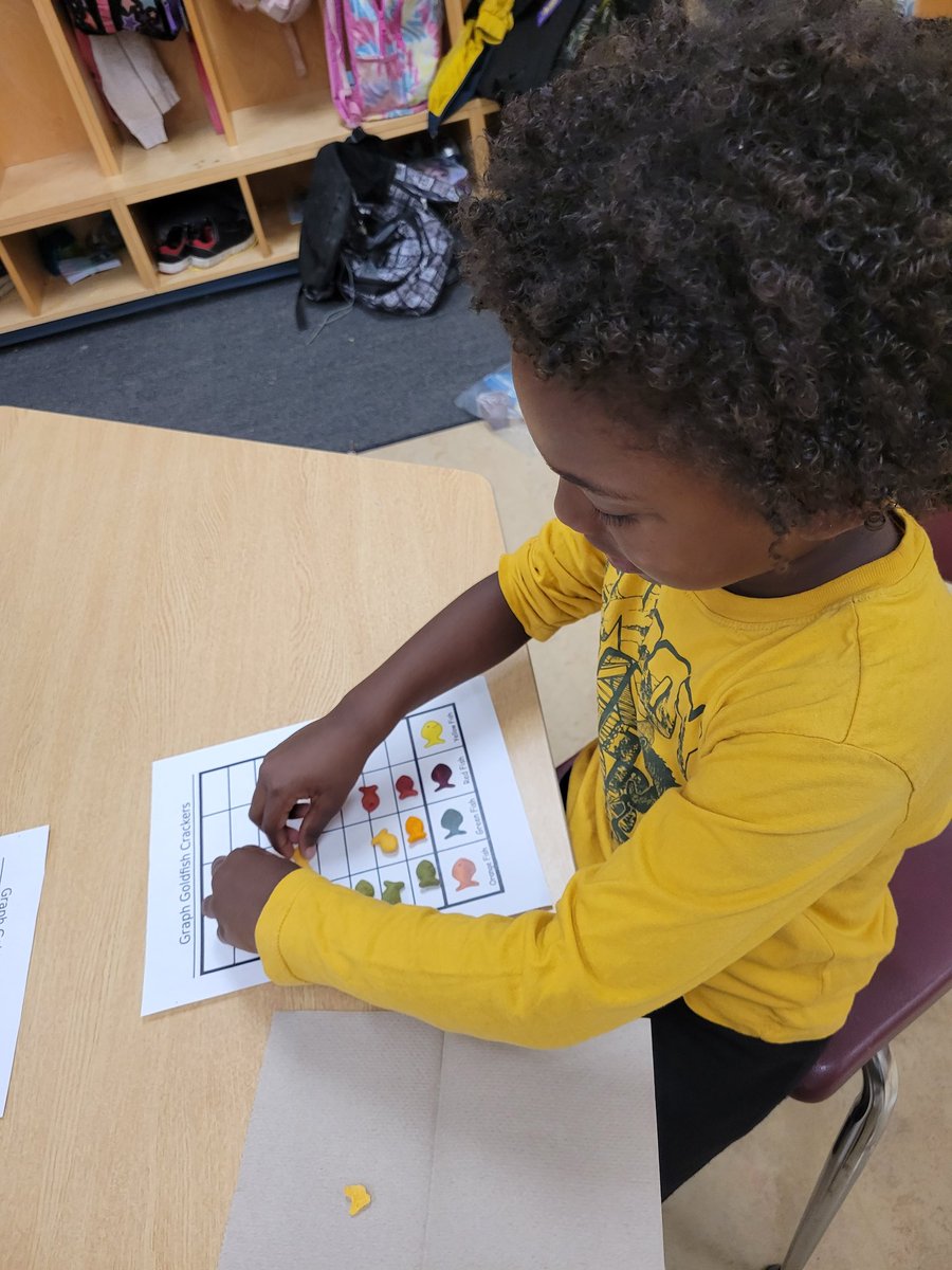 Graphing with Goldfish Crackers today! <a href="/home_rams/">Roseland Home of the Rams</a> <a href="/NikkiStPierre/">Nikki St.Pierre</a>