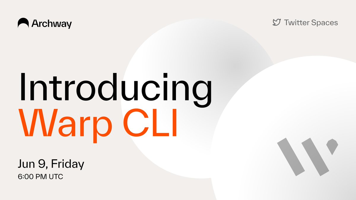 Archway 🟠 tweet media