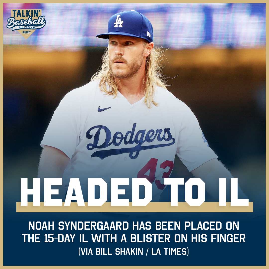 Talkin’ Baseball on Twitter "Noah Syndergaard is headed to the injured