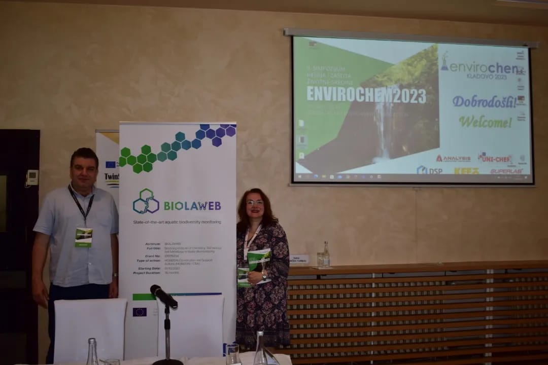 Dr Jelena Avdalović and @smiletic1973 have presented the #BIOLAWEB project at the 9th Symposium Chemistry and Environmental Protection (#EnviroChem2023), which was held from June 4–7 in Kladovo.
It was a great pleasure to discuss environmental problems in Serbia and beyond!