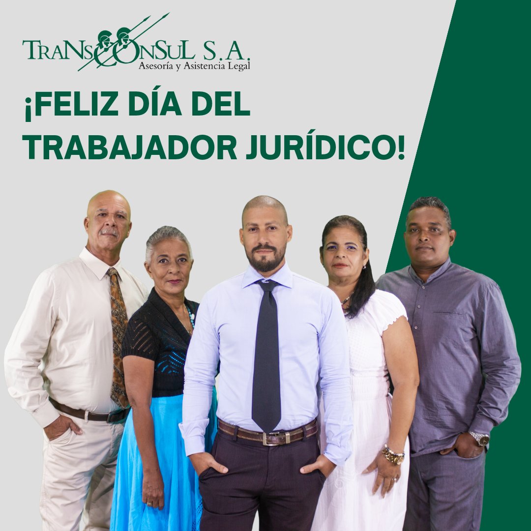 ⚖️📝 Desde Transconsul S.A. queremos felicitar a todos los trabajadores jurídicos cubanos en su día y agradecer a quienes en nuestro bufete desempeñan esta importante labor.