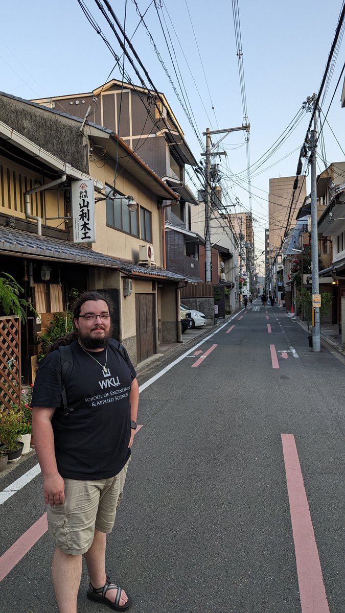 Jaxom Kitchens, one of our Electrical Engineering students, is studying abroad in Kyoto Japan! We wish him well in his studies!