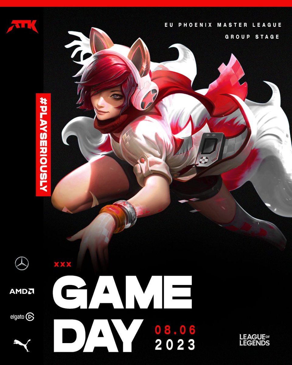 ATKesportsGG's tweet image. Our ATK #LeagueOfLegends squad is ready to face their first opponent in the EU Pheonix Master League, and it's sure going to be a banger! 🔥

⏰ 19:15 CET
⚔ LimeLite Polymorphed Gaming

#PlaySeriously #ATKWin