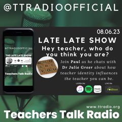Really looking forward to being in conversation with Paul Hazard this evening, thinking about teacher identity @TTRadioOfficial