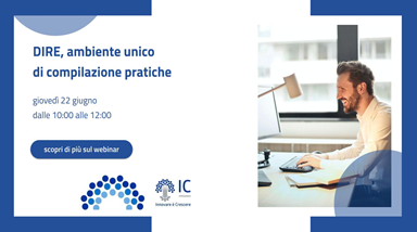 CamComLecce's tweet image. #webinar  gratuito - Continua il percorso che porterà DIRE a diventare l'ambiente unico di compilazione di tutte le #pratiche verso il #registroimprese, per ogni tipologia di utente. 
Ulteriori info e iscrizione: le.camcom.it/P42A3710C71S95…
 #servizidigitali