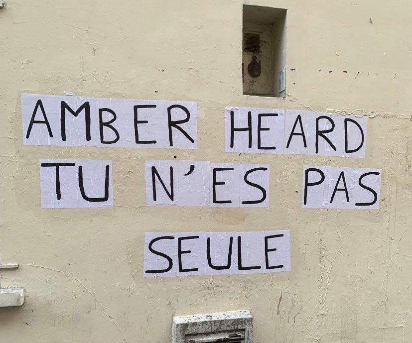 letterforamber's tweet photo. “Amber Heard You Are Not Alone”
France is standing with you. Experts all over the world are standing with you. We were always are standing with you. @NousToutesOrg @NTParisNord
#ExpertsForAmber #AmberJeTeCrois #AmberIsWothIt #StandWithAmber https://t.co/7CwsDWC9xO