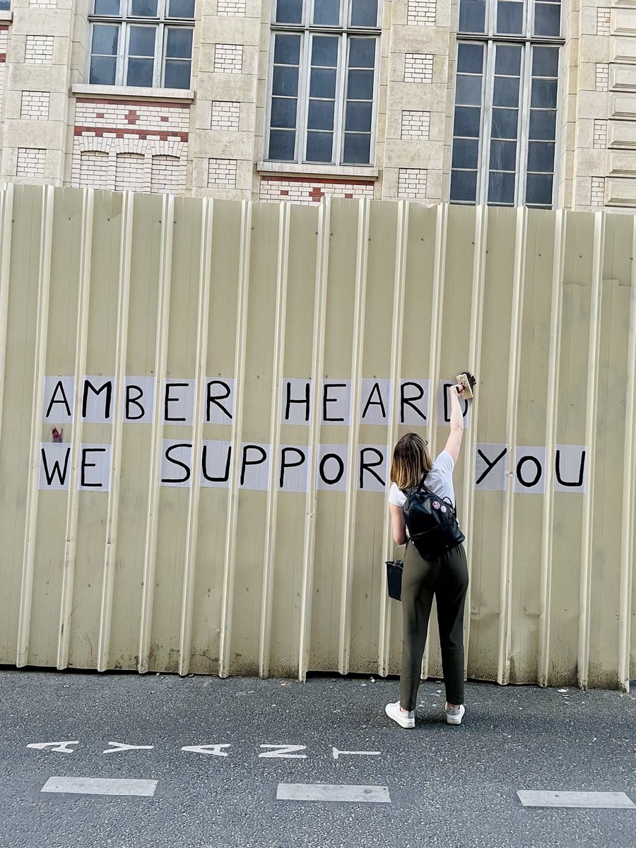 letterforamber's tweet photo. “Amber Heard You Are Not Alone”
France is standing with you. Experts all over the world are standing with you. We were always are standing with you. @NousToutesOrg @NTParisNord
#ExpertsForAmber #AmberJeTeCrois #AmberIsWothIt #StandWithAmber https://t.co/7CwsDWC9xO