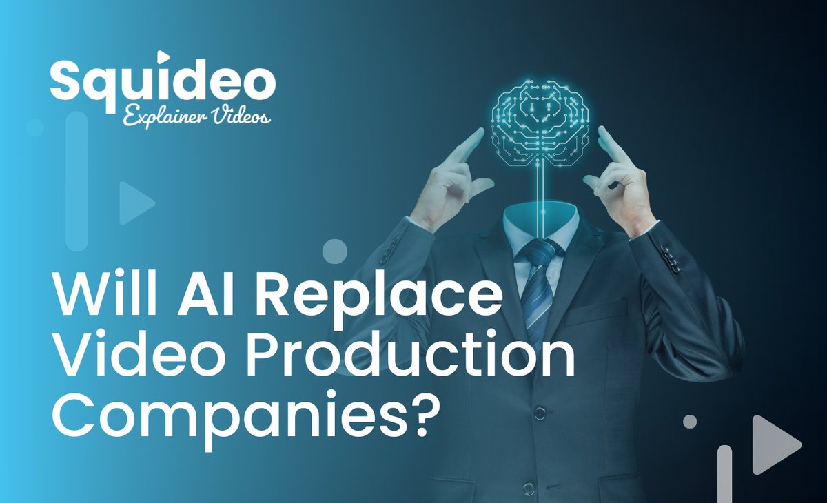 How will AI affect video production? Will AI replace companies, or will it become another tool in our utility belts? linkedin.com/pulse/ai-repla… 🤖 

#ai #artificialintelligence #futureofwork #videoproduction #technology #videoproductioncompany #animatedvideos