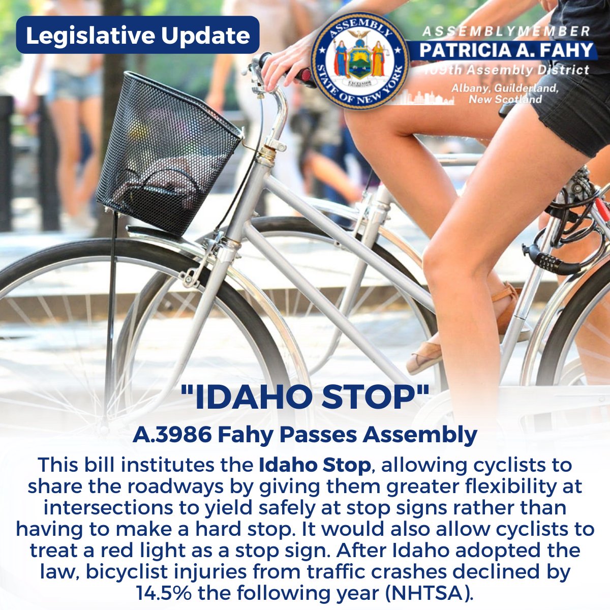 Senator Patricia Fahy tweet media