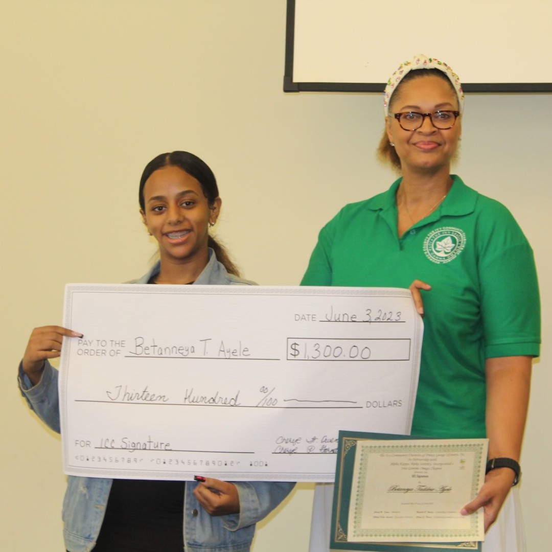 DonBoscoCR's tweet photo. Congratulations to Ulices and Betaneya '23 on being awarded scholarships from The Ivy Community Charities of Prince George’s County. Way to go!!

#dbcr #donboscoCR https://t.co/qxI47AQSvf