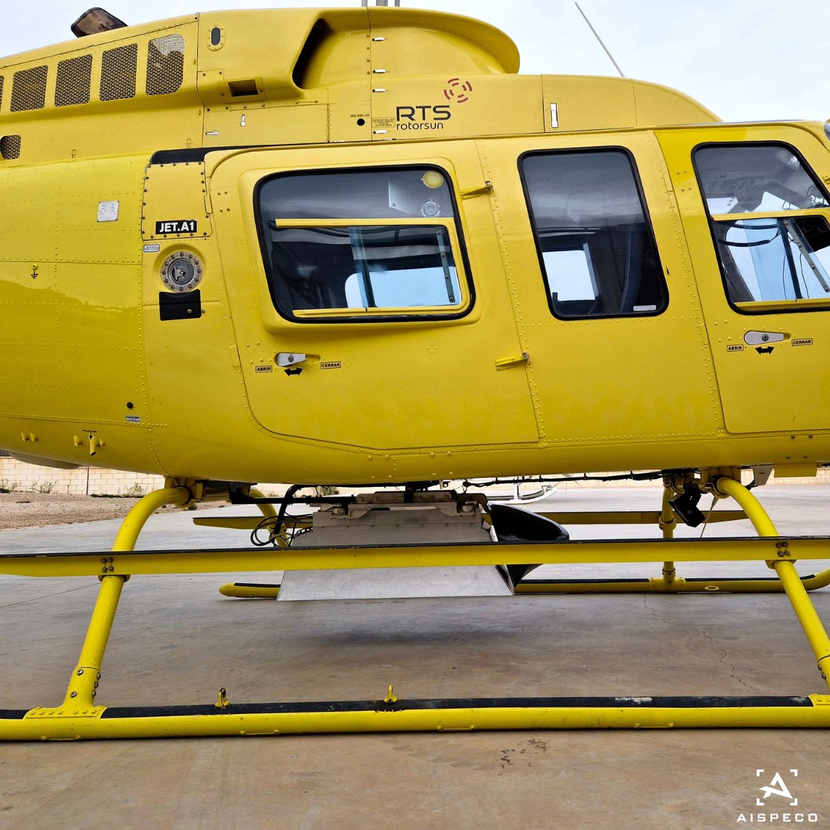 aispeco's tweet photo. #AISPECO data-collection system mounted on Bell206 for #corridormapping application. Equipped with: 
• Riegl VUX-1 LiDAR scanner; 
• Applanix AP+30 GNSS and IMU positioning system;
• 2 x PhaseOne iXM-RS 150F cameras;  
• Jenoptik Blackbird XGA thermal camera. #geospatial https://t.co/OwUNHtlfSp