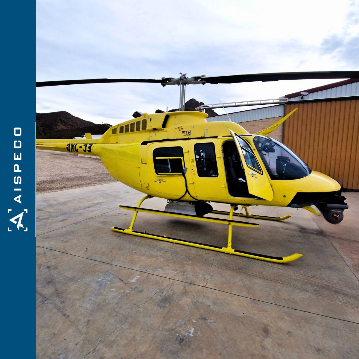 aispeco's tweet photo. #AISPECO data-collection system mounted on Bell206 for #corridormapping application. Equipped with: 
• Riegl VUX-1 LiDAR scanner; 
• Applanix AP+30 GNSS and IMU positioning system;
• 2 x PhaseOne iXM-RS 150F cameras;  
• Jenoptik Blackbird XGA thermal camera. #geospatial https://t.co/OwUNHtlfSp