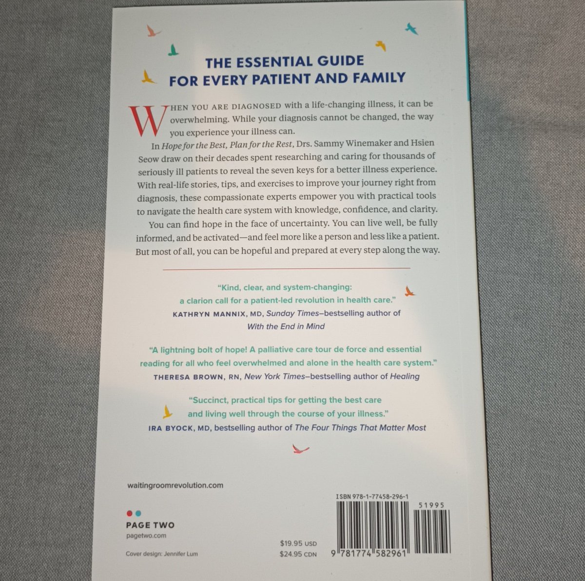 drkathrynmannix's tweet photo. This book is a game-changer: a call for a patient-led revolution in healthcare.
The #SevenKeys are practical insights to enable patients to tailor their relationship with their healthcare team.
Bravo @HSeowPhD @SammyWinemaker
Pre-order:
https://t.co/YfauHNP4Pb https://t.co/CGx9fnKDdz