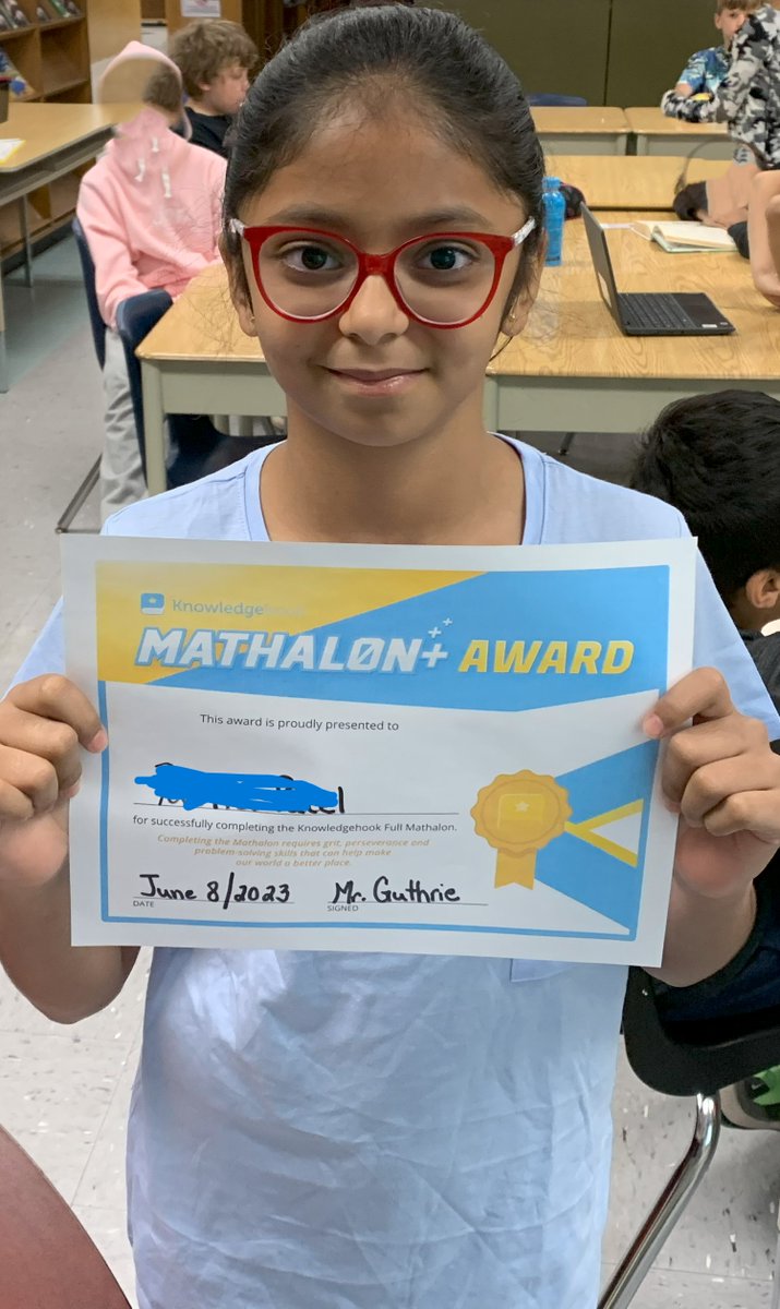 ActiveSchool14's tweet photo. Two Awesome Students are still working hard. Pavitra completed a Full Mathalon, and Jacob levelled up in Lexia again! @RosevillePSWind @knowledgehook https://t.co/iuP4584TYF