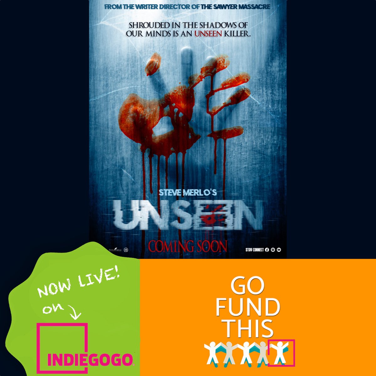 NEW EPISODE! Rob interviews Steve Merlo about the Indiegogo for the horror feature film, 'Unseen' 

Apple bit.ly/3J3zHFk
Spotify bit.ly/3Nmaby0
Stitcher bit.ly/45TARNt

#unseen #supportindiehorror #indiegogo #HorrorCommunity