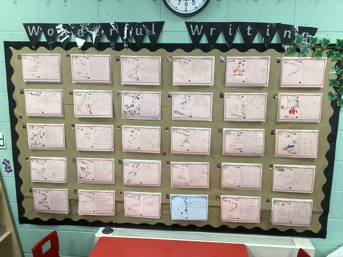 Coming along nicely...

Display shows the most recent <a href="/Talk4Writing/">Talk for Writing</a> Hot Tasks in the EYFS here at <a href="/SandgateTfW/">Sandgate Primary: Talk for Writing Training Centre</a> based on the Hungry Caterpillar. Model was set up to maximise opportunities for developing simple sentence fluency, plus the scope for elaboration.