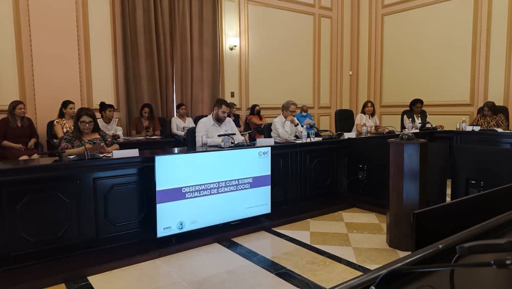 TeresaBoue's tweet photo. El OCIG https://t.co/hGJUFbNzn9 contribuirá a la producción de datos con perspectiva de género, una prioridad para la implementación del Programa Nacional para el Adelanto de las Mujeres y @FMC_Cuba #MujeresEnRevolución https://t.co/zHpc9MmwRr
