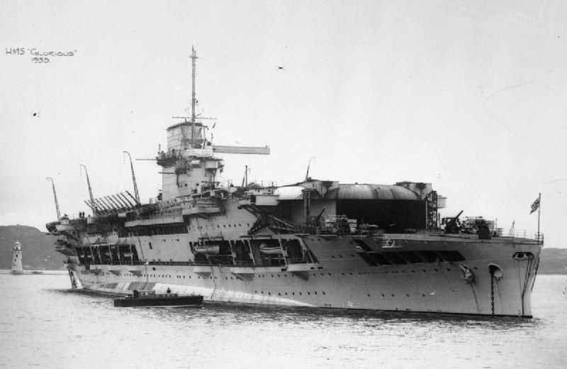 BritishHistorym's tweet photo. #otd 8 June 1940 - HMS Glorious, a Courageous-class battlecruisers, converted into an aircraft carrier was sunk by the German by Scharnhorst and Gneisenau.
The total killed or missing was 1,207.
#lestweforget #royalnavy #hmsglorious @NatMuseumRN @royalnavy #remembrance https://t.co/Ke7LpnDVBn