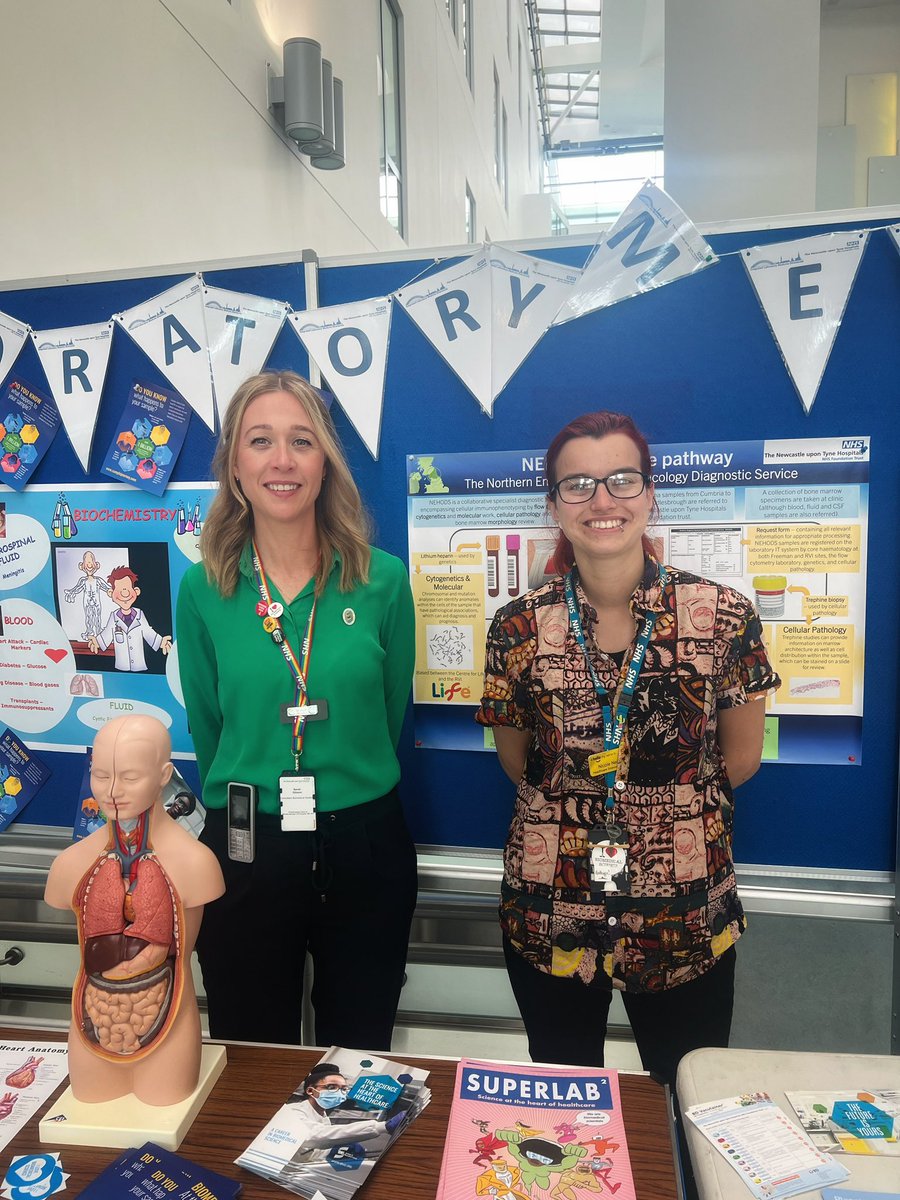 mrssgibson's tweet photo. That’s a wrap! 🙌

Fantastic to speak to so many future Biomedical Scientists from the @GreatNorthCH 🧑‍🔬🥼

The fuzzy bugs, super-lab comic and anatomical models were a big hit! 

#AtTheHeartOfHealthcare #BiomedicalScienceDay2023 
@IBMScience @NuTHPathology https://t.co/gPOiF7OFuS