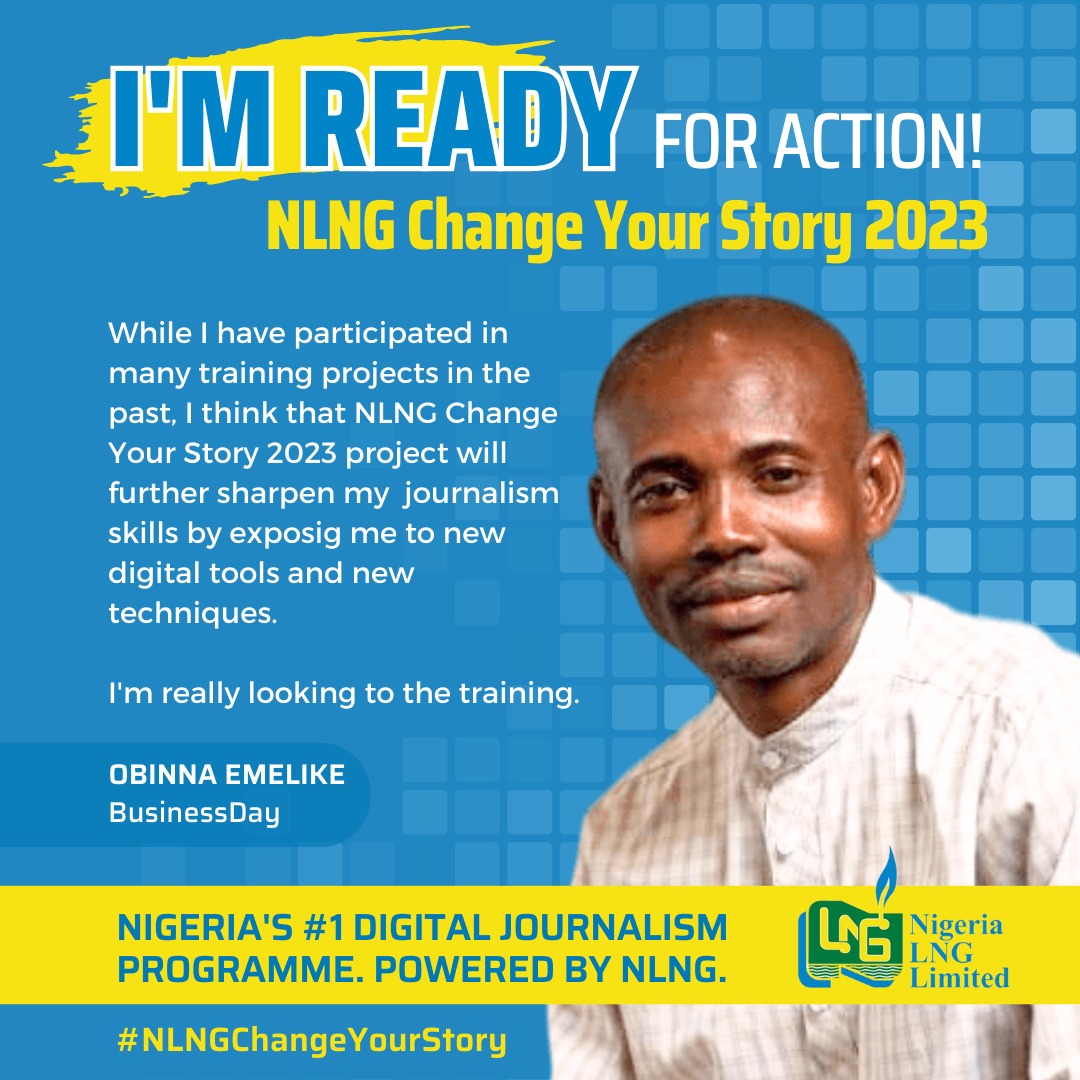 <a href="/EmelikeObinna/">OBINNA EMELIKE</a> will be at the next #NLNGChangeYourStory, sponsored by @nigeriaLNG

At the mobile journalism training, he plans to pick up new #digitaltools and techniques that'll improve his reporting.
