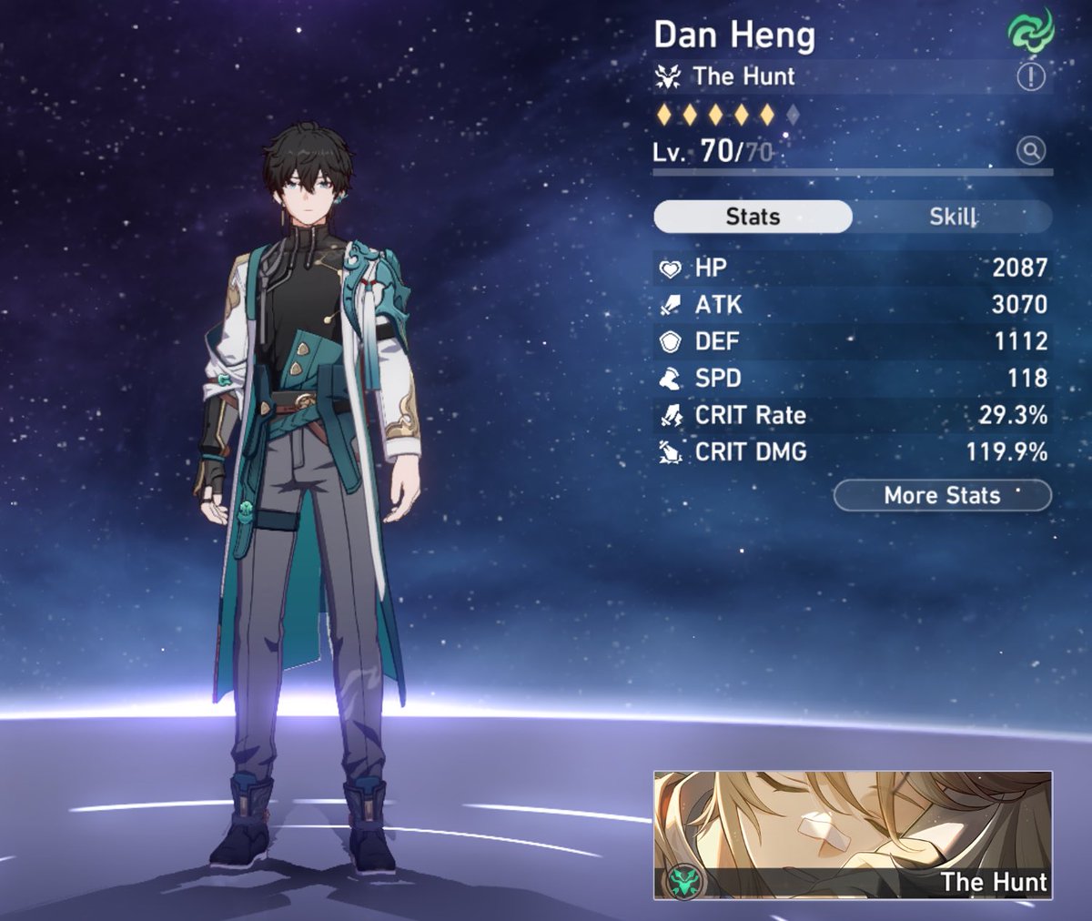 accidentally made dan heng my strongest character so i feel like id never forgive myself if i dont save for his 5*