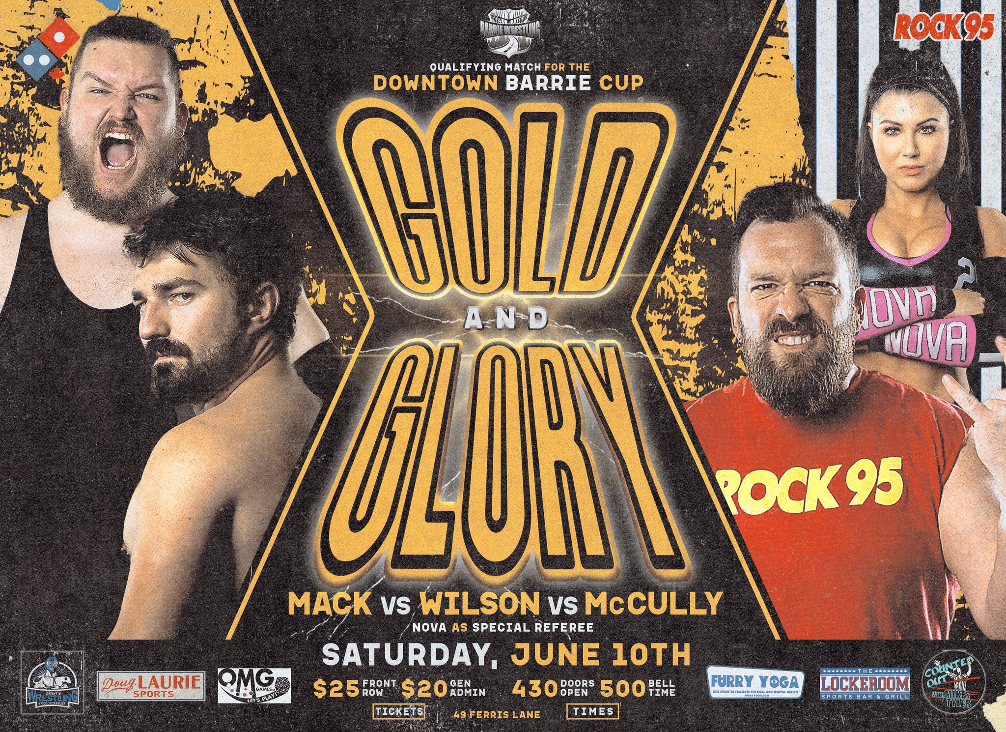 Barrie Wrestling🍁 on Twitter "Saturday, June 10 Gold And Glory 6 Some
