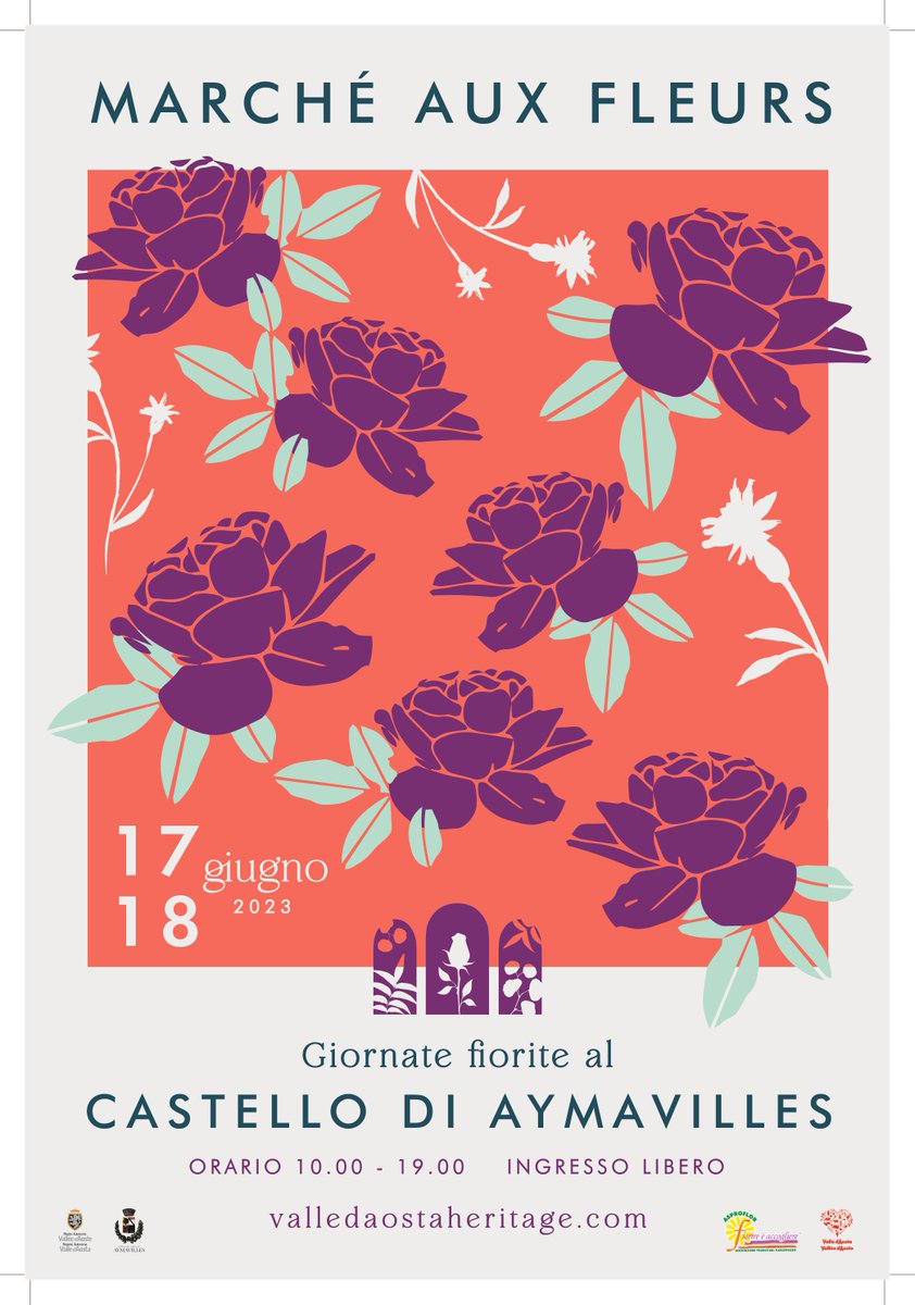 Marché aux Fleurs Giornate fiorite al castello di Aymavilles pressevda.regione.vda.it/it/news/marche…