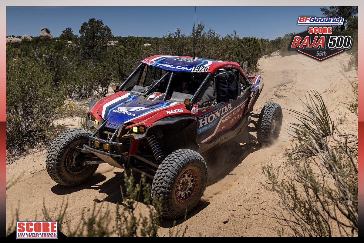 Zach Sizelove won his first race of the season, winning the SCORE Pro UTV N/A class for Team Honda, during the @BFGoodrichTires  55th SCORE Baja 500. @BajaJerky @Ford @VP_Racing_Fuels @PolarisRZR @OptimaBatteries @ruggedradios @kingshocks #baja500 #bajacalifornia