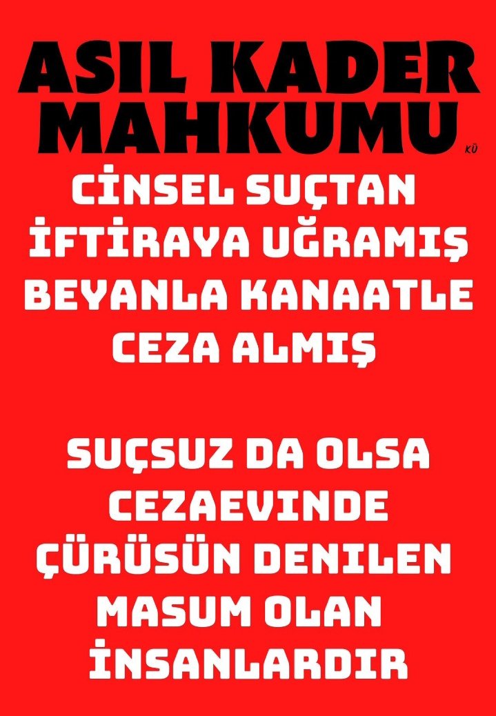 Bende bir kadınım mağdur edildigim bi durumda karşı tarafın cezasız kalmasını elbette istemem ama korumak adına verilen haklar kötü niyetli kişiler tarafından silah olarak kullanılıp iftira kurbanı etti. Binlerce insanın vebali ne olacak?

AFyasası Meclise
<a href="/RTErdogan/">Recep Tayyip Erdoğan</a> <a href="/yilmaztunc/">Yılmaz TUNÇ</a>