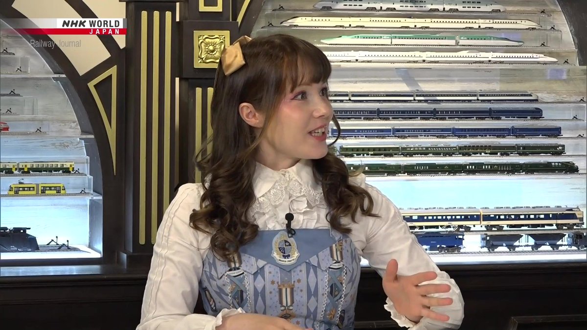 DevilTamerKen's tweet photo. Watching the newest episode of #japanrailwayjournal on @NHKWORLD_News with the awesome @CathyCat_TV and Prof Takagi Ryo. Really missing Cathy's voice over work. 
#BringBackCathyCatVO
#MoreHostScreentime
#MoreOnLocation https://t.co/CWPt9I7Z08
