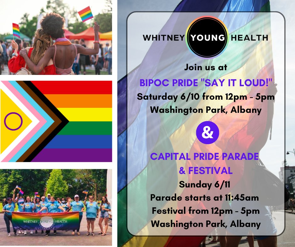 Join Whitney Young Health June 10 and 11 as we celebrate PRIDE!
 #celebratepride #BIPOC