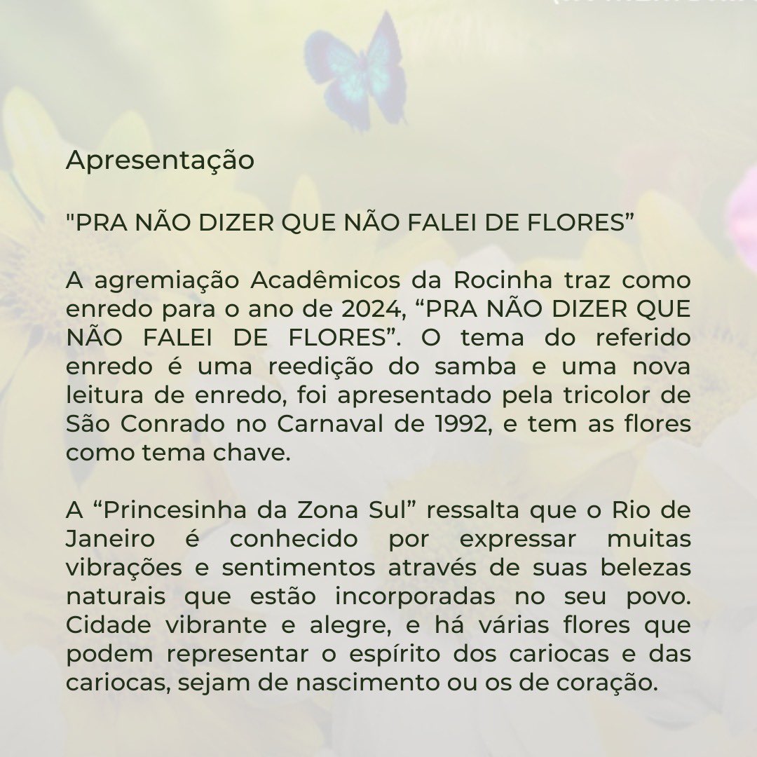 marcuspauloreal's tweet photo. Vamos voar alto querida “Borboleta Encantada”. Rua ao Carnaval 2024. @gresarocinha 

#rocinha #faveladarocinha #gresar #carnaval2024 #carnavalrj #projeto #design #marcuspaulo https://t.co/zIsxX8CYTW