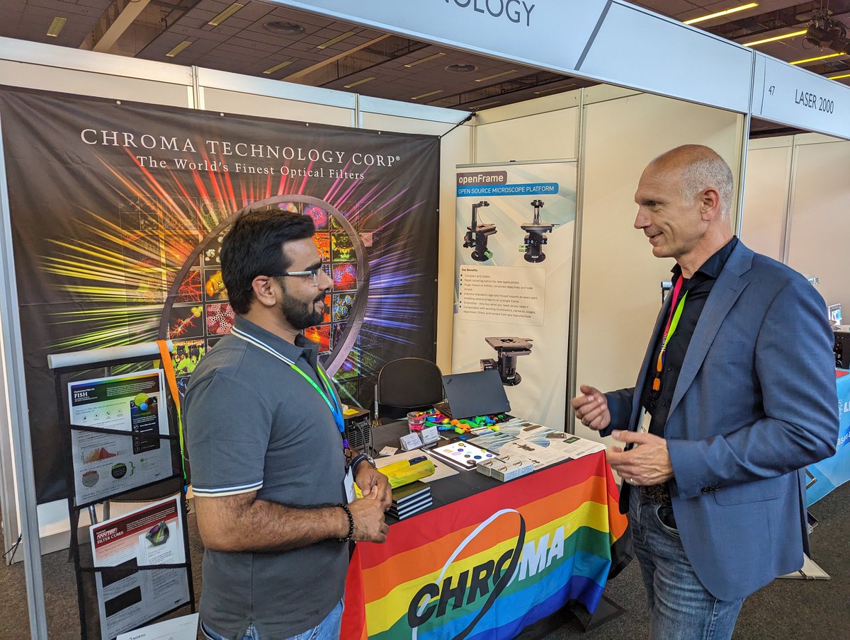 Jez Graham (@jezpersonal) on Twitter photo Enjoying #ELMI2023 with various friends, old and new. Great meeting as always 😎
<a href="/Cairn_Research/">Cairn Research</a> <a href="/CairnGmbH/">Cairn GmbH</a> <a href="/ChromaVT/">Chroma Technology</a> <a href="/CrestOptics/">CrestOptics</a> <a href="/RappOpto/">RAPP OptoElectronic</a> Enjoying #ELMI2023 with various friends, old and new. Great meeting as always 😎
<a href="/Cairn_Research/">Cairn Research</a> <a href="/CairnGmbH/">Cairn GmbH</a> <a href="/ChromaVT/">Chroma Technology</a> <a href="/CrestOptics/">CrestOptics</a> <a href="/RappOpto/">RAPP OptoElectronic</a>