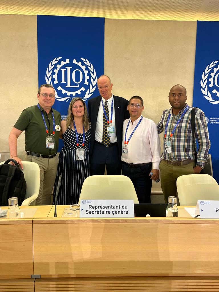 afuncgerbogota's tweet photo. #Afuncger Afuncger CTU Usctrab Presente en Conferencia Internacional de la OIT, acciones que Transforman en escenarios internacionales. #ctuusctrab #MundoSindical https://t.co/5tdtu9ozTe