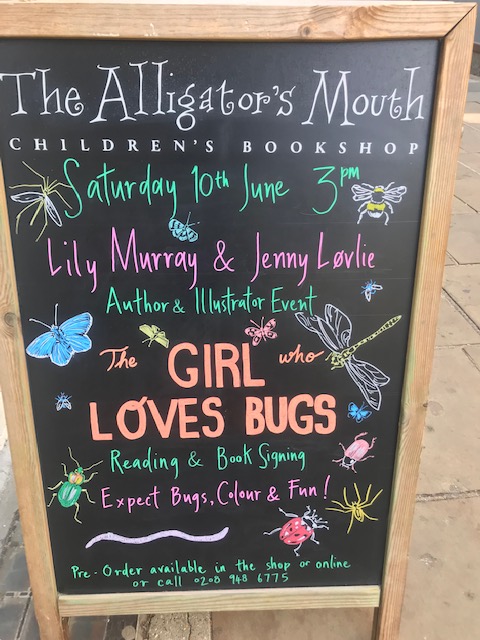 Alligator's Mouth (@alligatorsmouth) on Twitter photo We can't wait for <a href="/lilymurraybooks/">Lily Murray</a> and <a href="/JennyLovlie/">Jenny Løvlie</a> to visit this Saturday 10th at 3pm with their Bugtabulous event - there will be drawing, activities, bug-making and.. goodie bags! Tickets are selling fast; £5 redeemable against The Girl Who Loves Bugs, booking link below.. We can't wait for <a href="/lilymurraybooks/">Lily Murray</a> and <a href="/JennyLovlie/">Jenny Løvlie</a> to visit this Saturday 10th at 3pm with their Bugtabulous event - there will be drawing, activities, bug-making and.. goodie bags! Tickets are selling fast; £5 redeemable against The Girl Who Loves Bugs, booking link below..