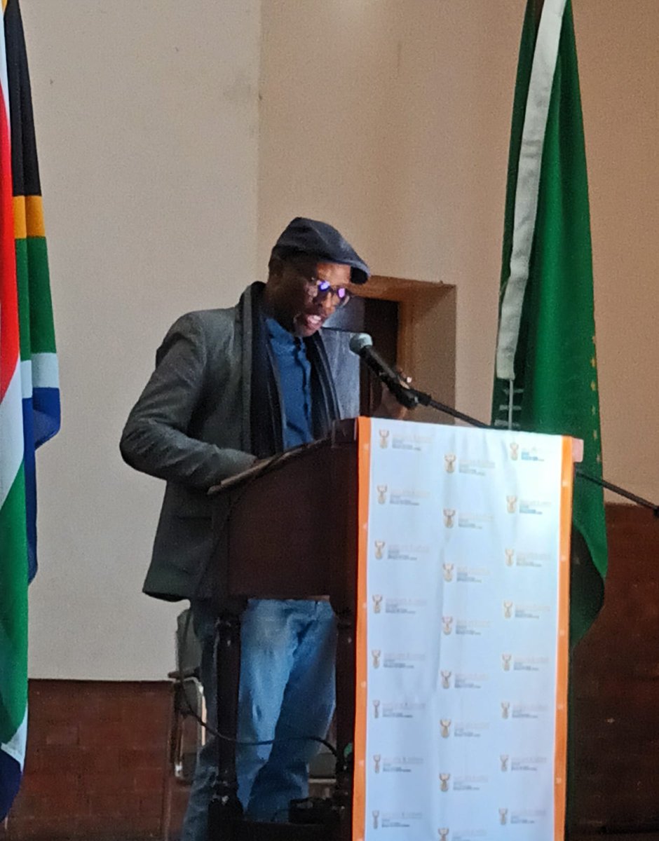 SportArtsCultur's tweet photo. National Archives Awareness Week Day 4 speaker
Mr Sabata Mokae, the author of The Story of Sol T. Plaatje (SPET), Escaping Trauma (Corner Cafรฉ Press)...
#ArchivesWeek2023
#ArchivesWeek
#ArchivesAreYou
#AW2023 https://t.co/Zv2XvLrSEd